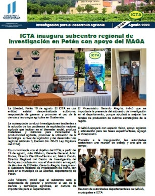 boletin ICTA agosto 2020